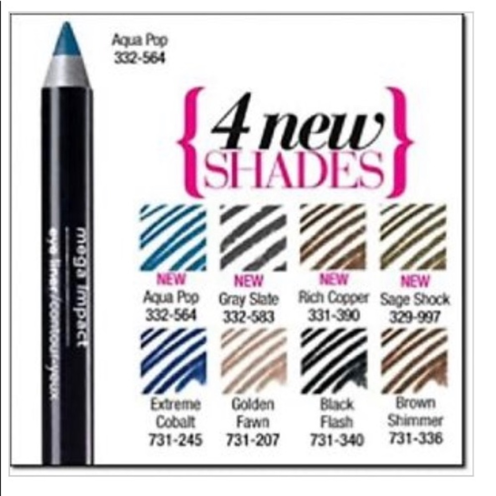 Black Flash Avon Mega Impact Eyeliner Pencil